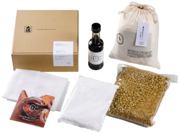 画像2: 手作りしょうゆキット 仕込みギフトセット (2)