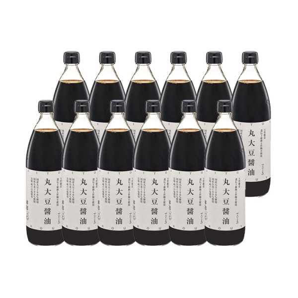 画像1: 【業務用】丸大豆醤油 900ml×12本 (1)