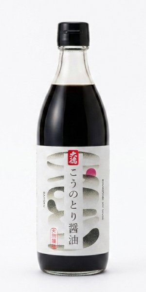 画像1: こうのとり醤油　500ml (1)