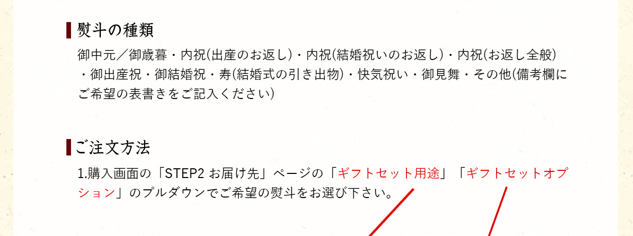 お歳暮特集2022 熨斗について